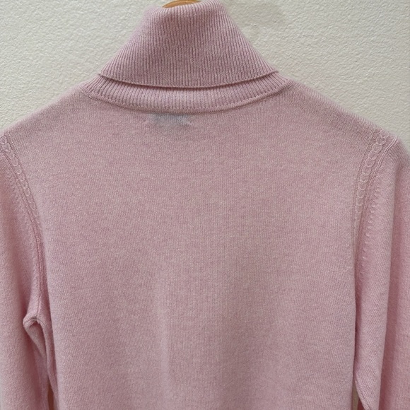 GORSUCH Pink 100% Cashmere Turtleneck Sweater—GORGEOUS!! Like New! Size XL - Picture 6 of 6